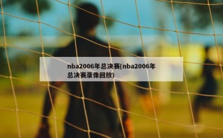 nba2006年总决赛(nba2006年总决赛录像回放)